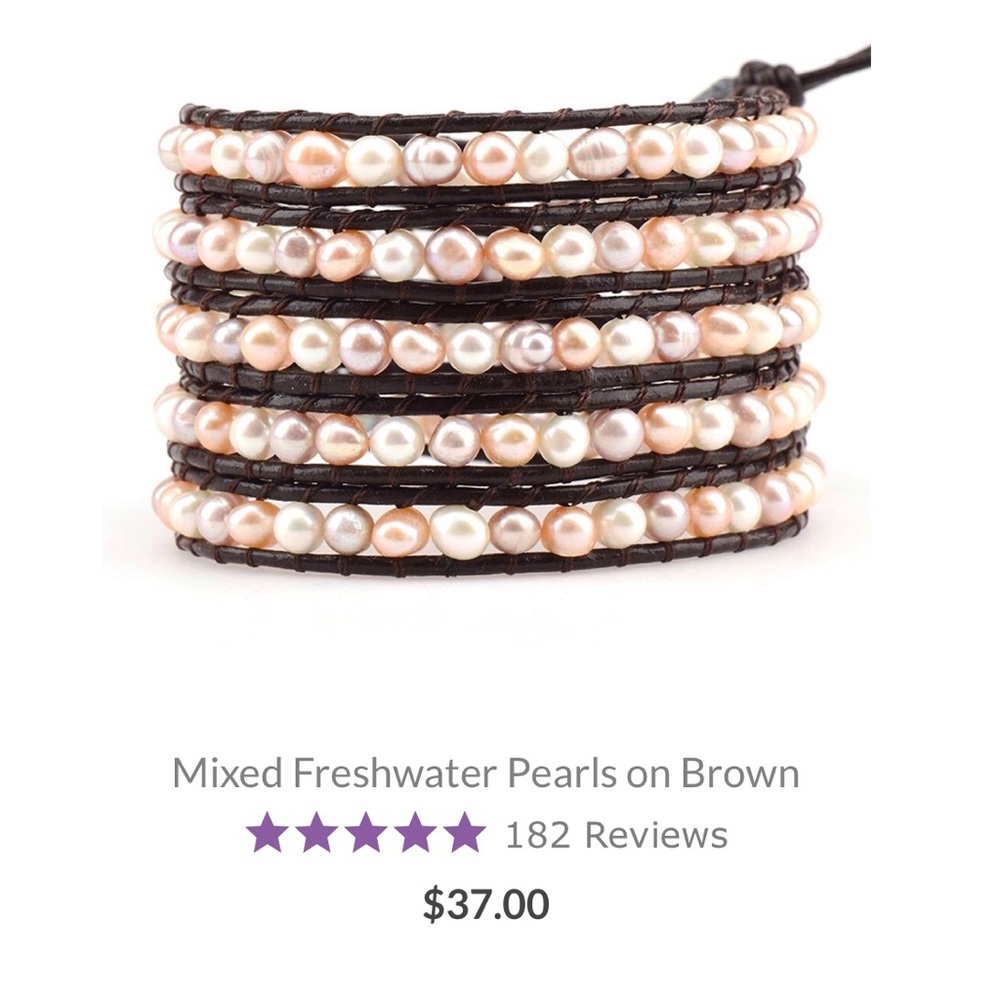 Victoria Emerson freshwater pearl wrap bracelet